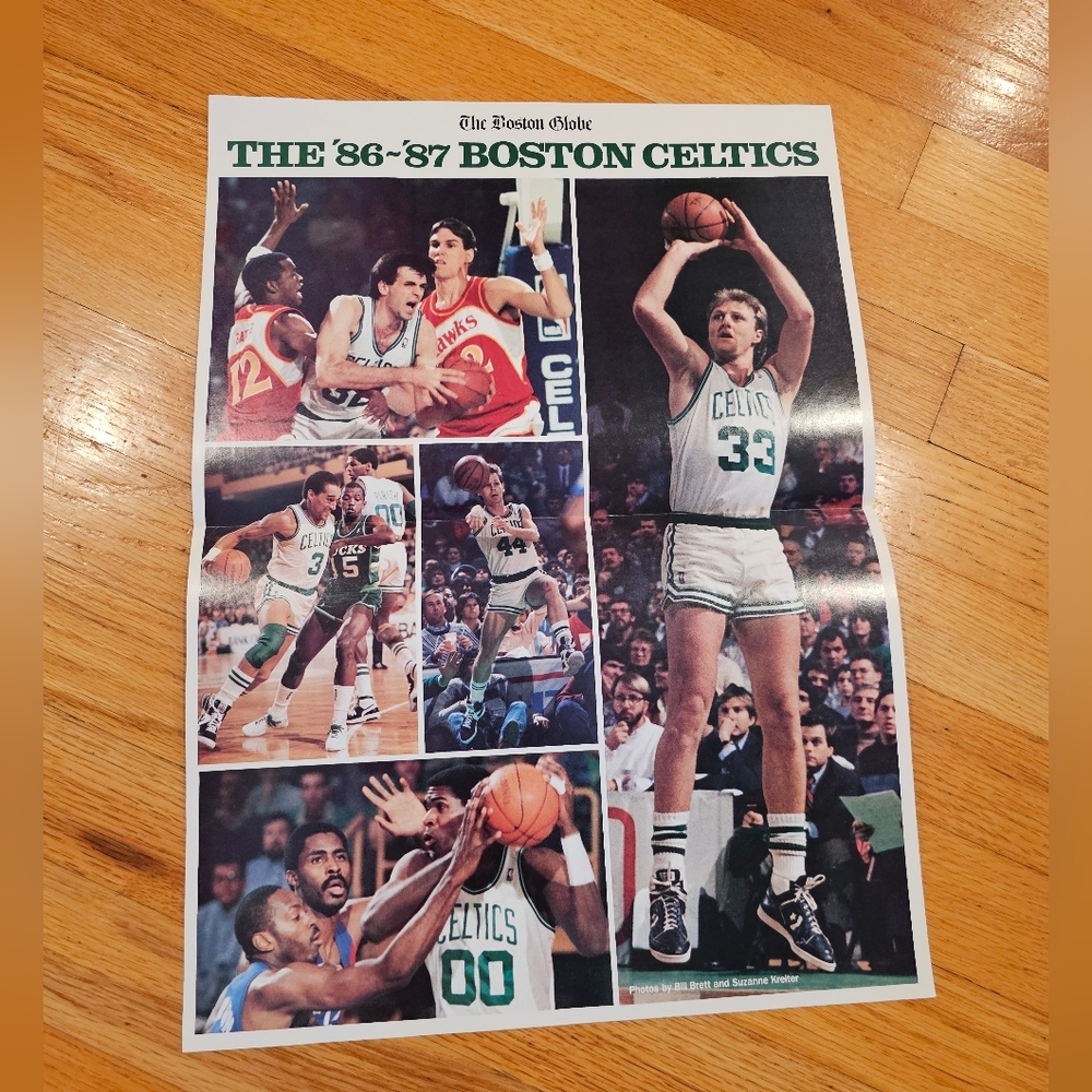 Boston Celtics Globe insert